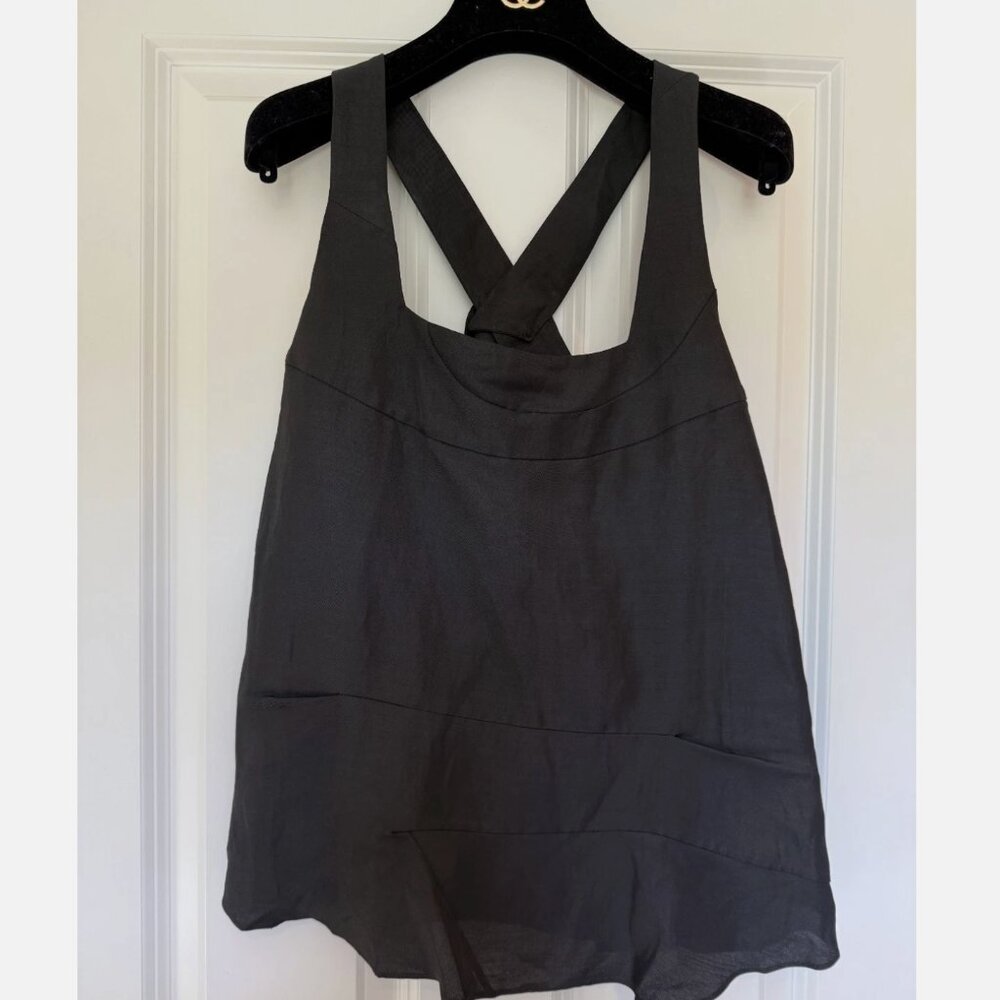 Chloe Black Top Racerback Sleeveless Mint Condition Size 38